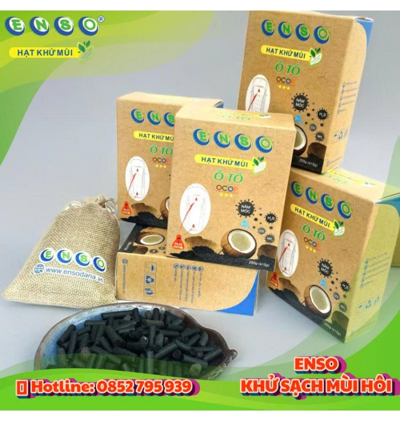 HẠT KHỬ MÙI XE Ô TÔ - 01THÙNG (24 HỘP)