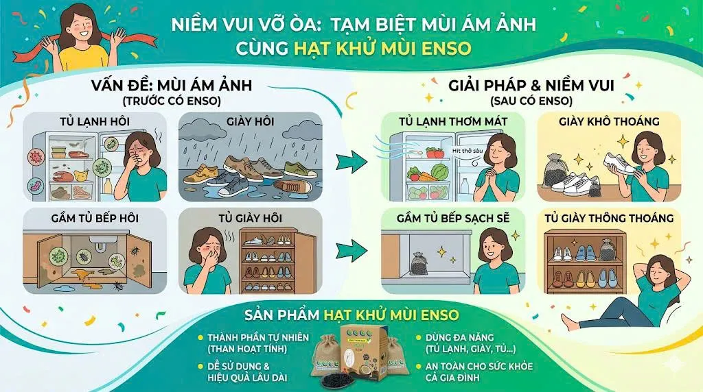 Bạn có đang chịu đựng mùi hôi khó chịu trong tủ lạnh hay ô tô mà dùng đủ mọi cách vẫn không hết? Dừng lại 30 giây để khá