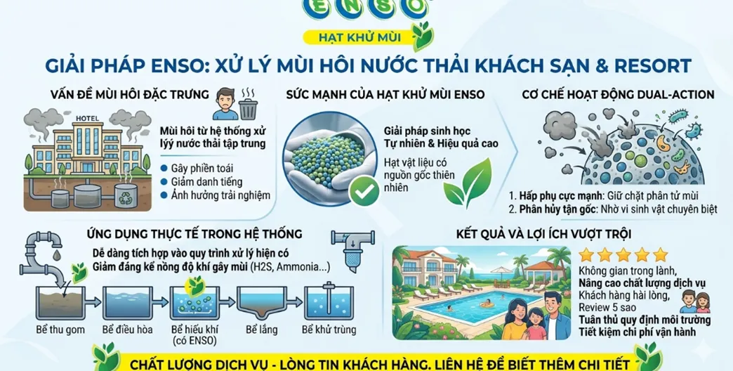 GIẢI PHÁP KIỂM SOÁT MÙI HÔI & Ô NHIỄM KHÔNG KHÍ RESORT – KHÁCH SẠN – NHÀ HÀNG