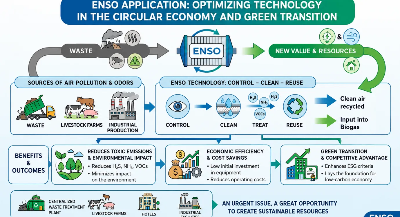 ENSO Effectively Eliminates Odors in Public Areas